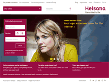 Tablet Screenshot of helsana.ch